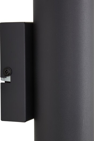 Applique moderna nera 2 luci - Jeana