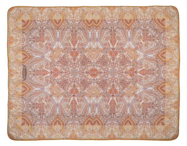 Plaid Scaldotto 130X170 Imperial GOLD Cotone Pettinato Caleffi