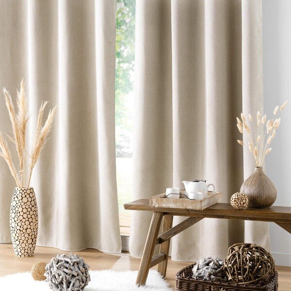 Tenda beige 140x260 cm Jupiter – douceur d'intérieur