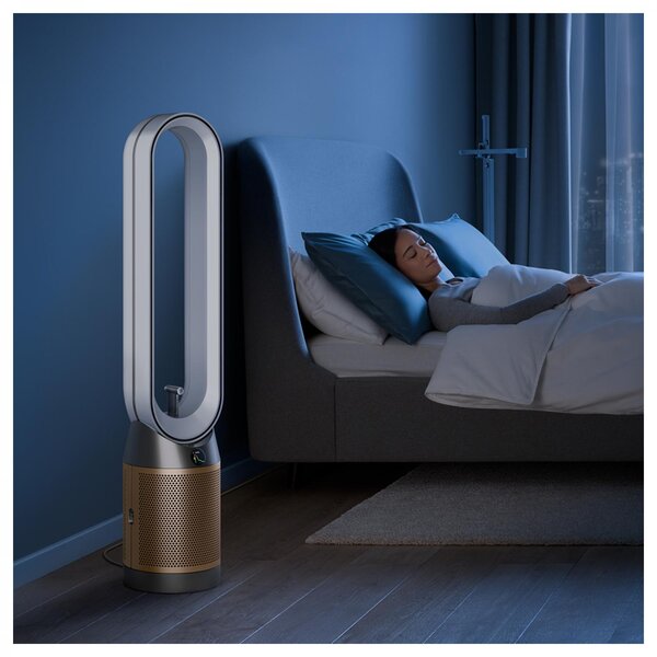 Dyson Find+Follow Purifier Cool PC3 Purificatore d'Aria Filtro HEPA H13 fino a 27 m2 colore Bianco/Oro - 491395-01