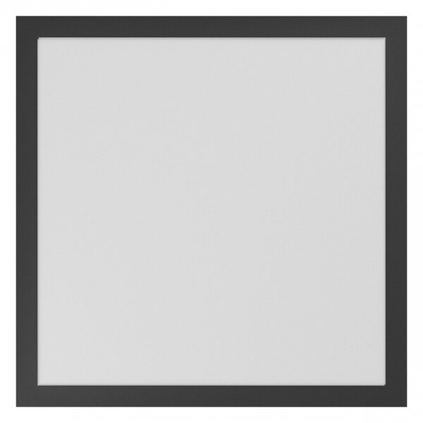 Plafoniera LED 24/35/40W IP20 40x40cm CCT Quadrata - Nera