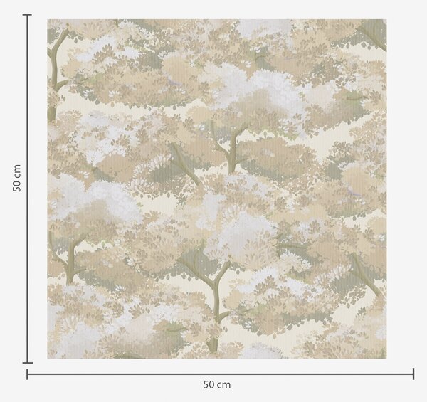 Carta da parati Disegno rosa di alberi nello stile giapponese dei fiori di ciliegio, Parati fiori e piante classici, a00170v3 : Uwalls.it