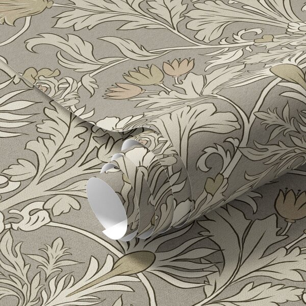 Carta da parati Ornamento floreale classico nello stile di William Morris, Parati classici in stile francese, a00171 : Uwalls.it
