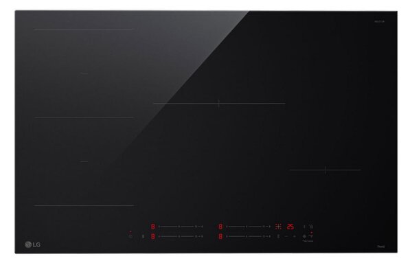 Lg Piano Cottura Induzione 4 Fuochi Larghezza 80 cm in Vetroceramica colore Nero - CI5Z3025BN.CBKQEUZ