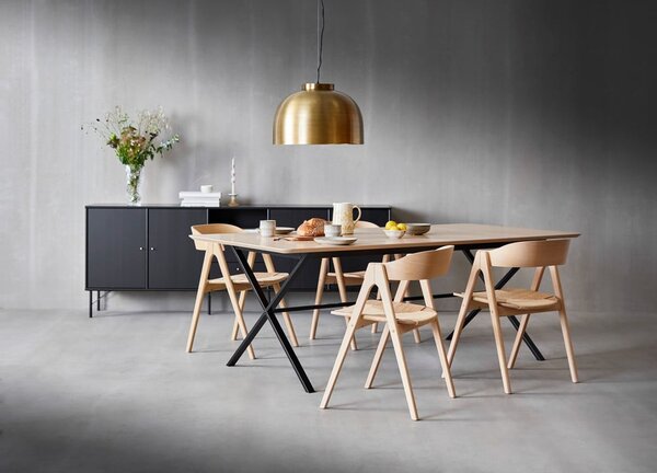Sedie da pranzo in legno di quercia in colore naturale Mette - Hammel Furniture