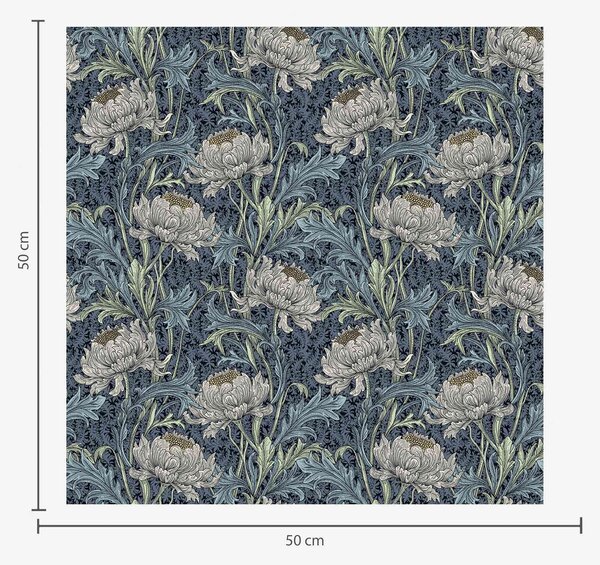Carta da parati Peonie vintage su sfondo scuro, stile floreale gotico, Parati fiori e piante classici, a00233 : Uwalls.it