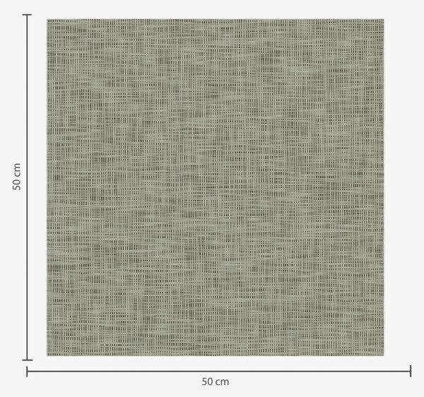 Carta da parati Tessuto grigio-verde, motivo a griglia in lino, Parati classici in stile loft, a00235 : Uwalls.it