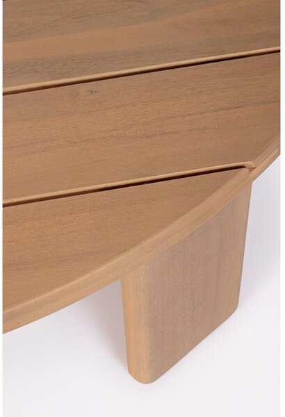 Tavolino da giardino in acacia massiccia 80x100 cm Pablo – Bizzotto