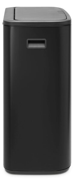 Bidone in acciaio nero opaco touch 60 l Bo Touch Bin - Brabantia