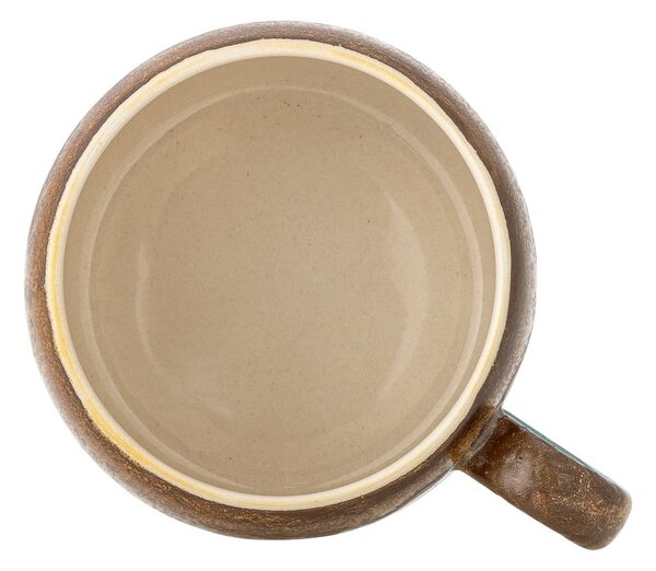 Tazze in set verdi e marroni in gres 4 pz 400 ml Sheen – Bloomingville