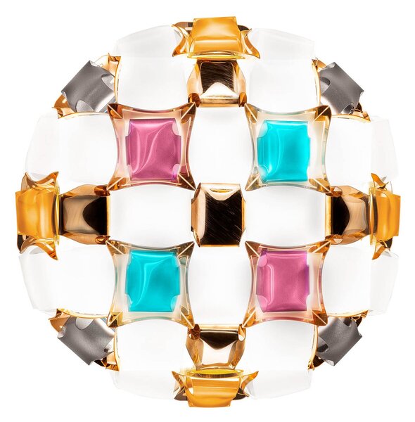 Plafoniera Slamp, Mida, dimmerabile, Multicolore, Soggiorno, Plastica, Design
