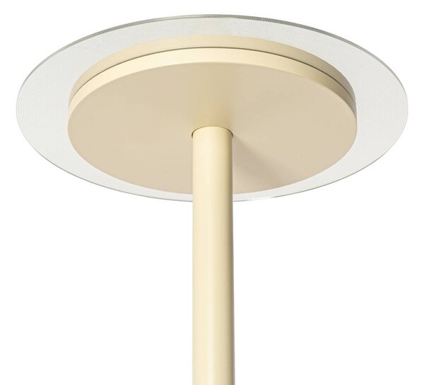 Lampada da terra Frile Arcchio, dimmerabile, Crema / Ambra, Soggiorno / Sala da pranzo, Alluminio, Moderno, Lampada da terra