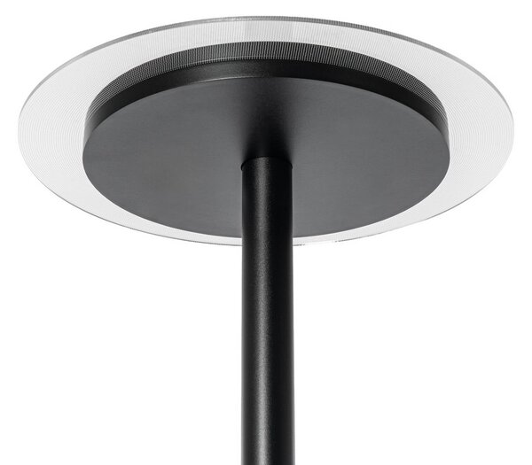 Lampada da terra Frile Arcchio, dimmerabile, Nero, Soggiorno / Sala da pranzo, Alluminio, Moderno, Lampada da terra