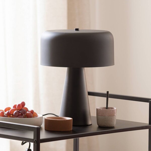 Schöner Wohnen Lampada da tavolo PENTO, Nero, Soggiorno / Sala da pranzo, Metallo, Moderno, Lampada da tavolo