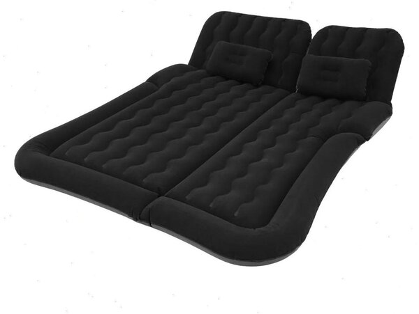 Materasso gonfiabile a forma di auto - Letto gonfiabile per SUV - Dimensioni 1,74 x 1,26 m - Portata massima 300 kg - Realizzato in PVC floccato - Ideale per campeggio e viaggi - Colore: nero