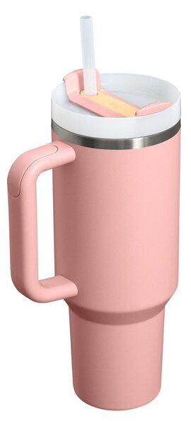 Borraccia termica color pesca in acciaio inox 1,18 l Quencher H2.O FlowState™ Tumbler Peach Rose – Stanley
