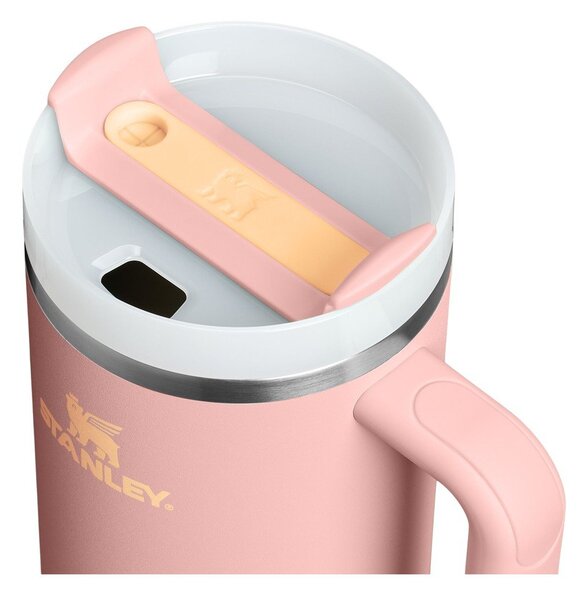 Borraccia termica color pesca in acciaio inox 1,18 l Quencher H2.O FlowState™ Tumbler Peach Rose – Stanley