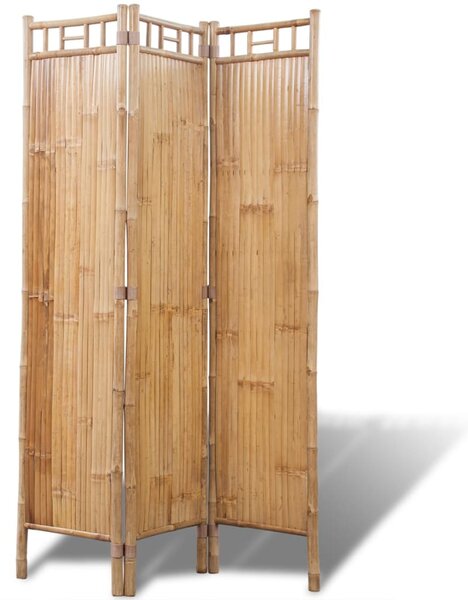 Paravento a 3 Pannelli in Bambù