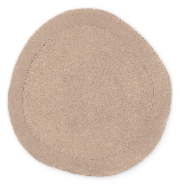 Tappeto rotondo beige in misto lana tessuto a mano ø 160 cm Kari Organic – Villeroy&Boch