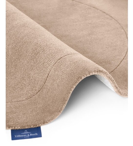Tappeto rotondo beige in misto lana tessuto a mano ø 160 cm Kari Organic – Villeroy&Boch
