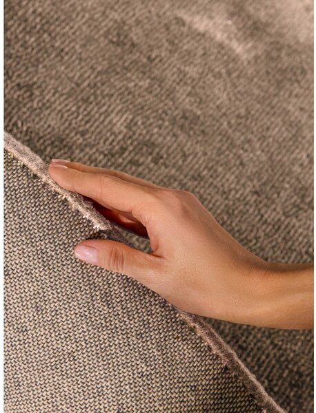 Tappeto rotondo beige in misto lana tessuto a mano ø 160 cm Kari Organic – Villeroy&Boch