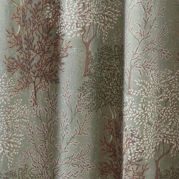 Tende in set verdi 2 pz 117x137 cm Woodland Trees – Catherine Lansfield