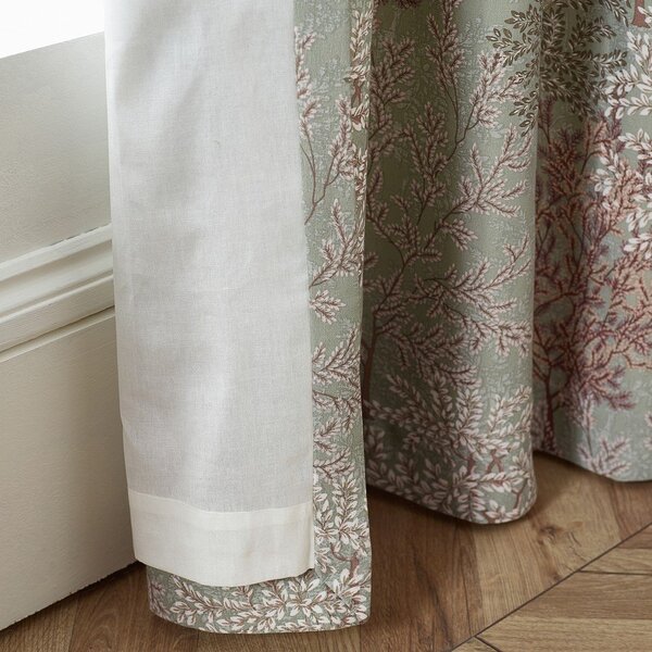 Tende in set verdi 2 pz 117x137 cm Woodland Trees – Catherine Lansfield