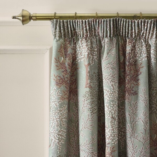 Tende in set verdi 2 pz 117x137 cm Woodland Trees – Catherine Lansfield