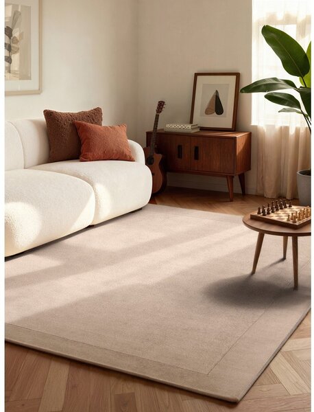 Tappeto beige in misto lana tessuto a mano 80x150 cm Kari – Villeroy&Boch