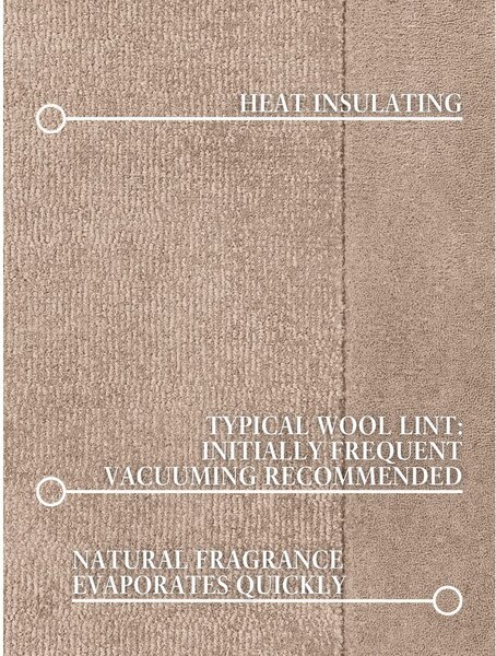 Tappeto beige in misto lana tessuto a mano 80x150 cm Kari – Villeroy&Boch