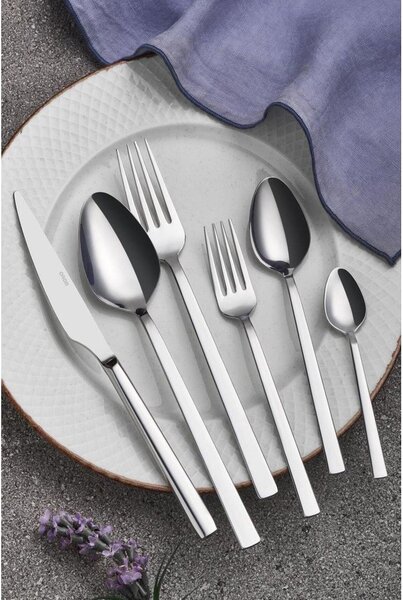 Posate argentate in acciaio inox 36 pz – Hermia