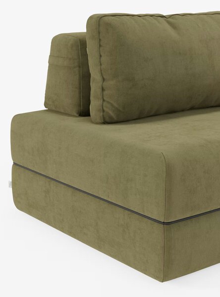 Rift poltrona letto con materasso alto 24 cm e memory foam - schienale