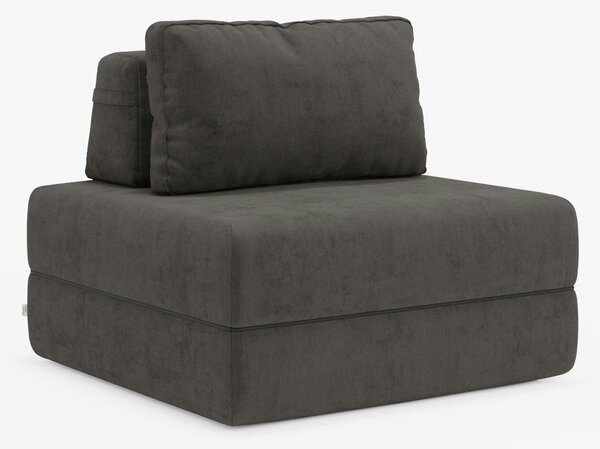 Rift poltrona letto con materasso alto 24 cm e memory foam - schienale