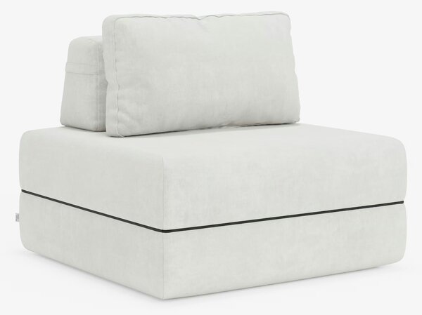 Rift poltrona letto con materasso alto 24 cm e memory foam - schienale