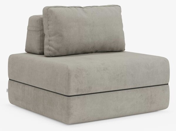Rift poltrona letto con materasso alto 24 cm e memory foam - schienale