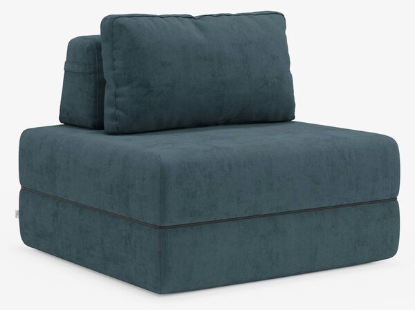Rift poltrona letto con materasso alto 24 cm e memory foam - schienale