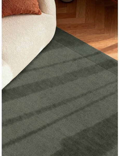 Tappeto verde scuro in misto lana tessuto a mano 80x150 cm Kari – Villeroy&Boch