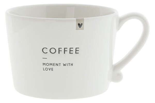 Bastion Collections Mug Coffee Moment with Love in Gres Porcellanato