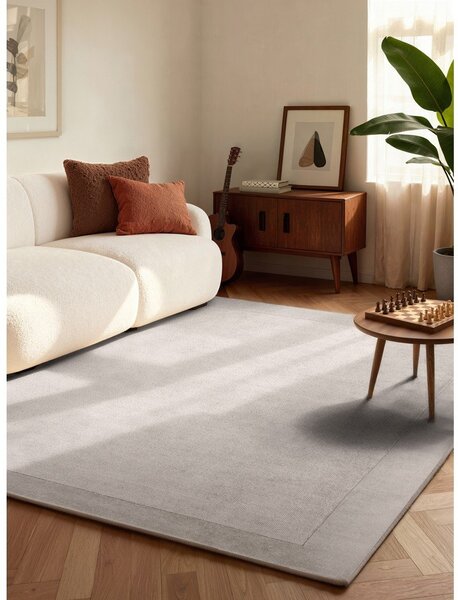 Tappeto grigio in misto lana tessuto a mano 120x180 cm Kari – Villeroy&Boch