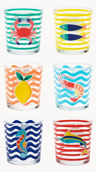Set di 6 bicchieri Corfù