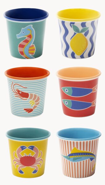 Set di 6 tazzine da caffè Corfù
