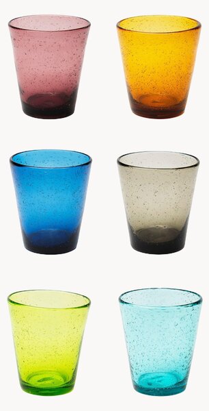 Set di 6 bicchieri Color Bubble