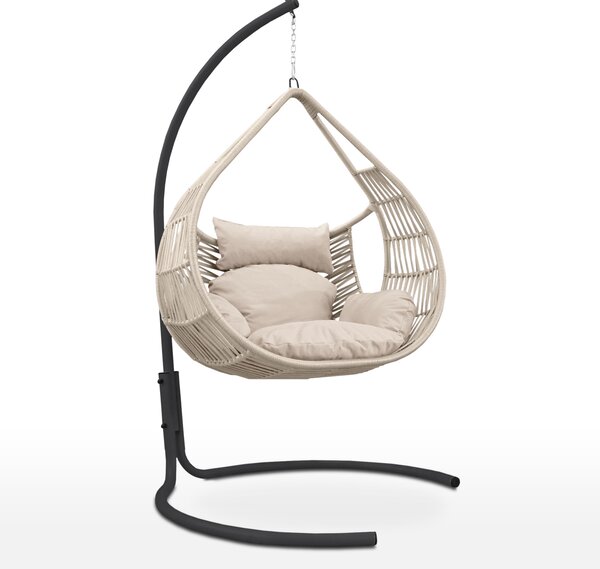Dondolo da Giardino CAPRI Beige-tortora