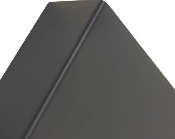Lampada da parete intelligente nera 24 cm incl. 2 Wifi G9 - Otan