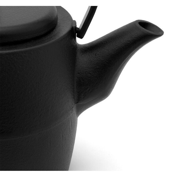 Teiera nera in ghisa con filtro 1,2 l Kobe – Bredemeijer