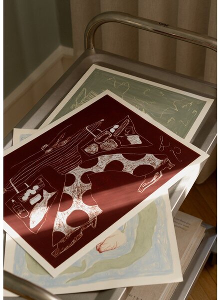 Poster 70x50 cm Sam Shopping – Lucia Tuffley – The Poster Club