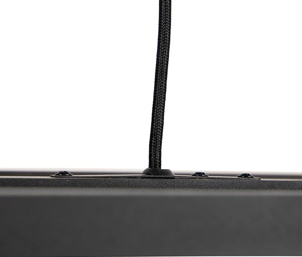Lampada a sospensione intelligente nera 4 luci con Wifi G95 - Big Cage
