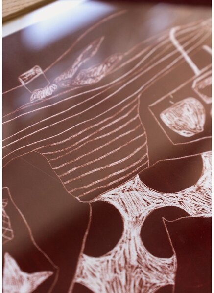 Poster 70x50 cm Sam Shopping – Lucia Tuffley – The Poster Club