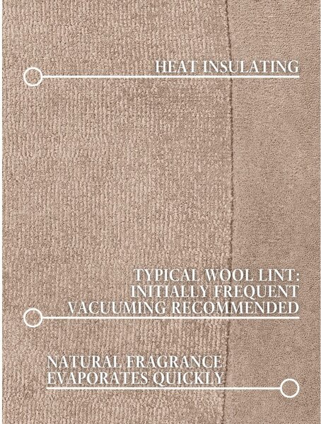 Tappeto beige in misto lana tessuto a mano 125x200 cm Kari Organic – Villeroy&Boch