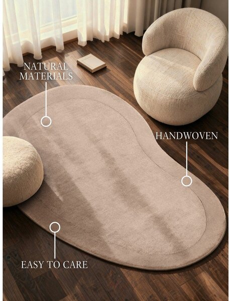 Tappeto beige in misto lana tessuto a mano 125x200 cm Kari Organic – Villeroy&Boch